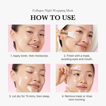 Night Wrapping collagen medicube Mask 75ml